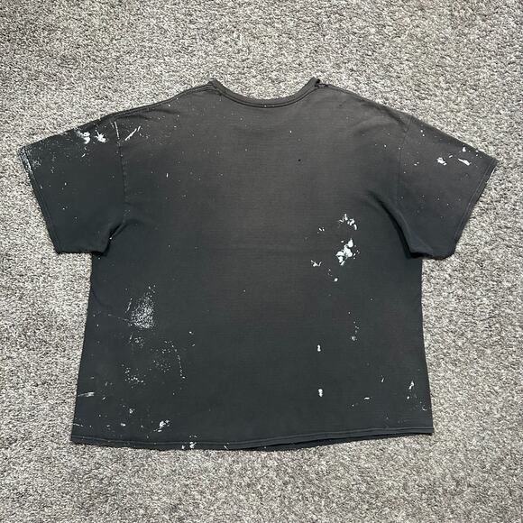 Thrashed Shirt Freddy Jason Horror Movie Graphic Tee y2k Faded Black 3XL - Picture 8 of 12